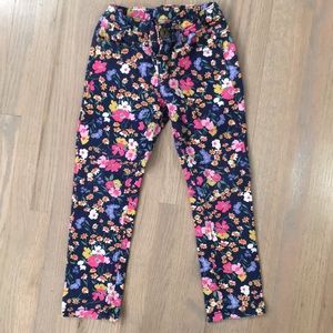 Floral jeans excellent condition
